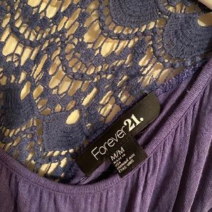 Purple lose fitting blouse